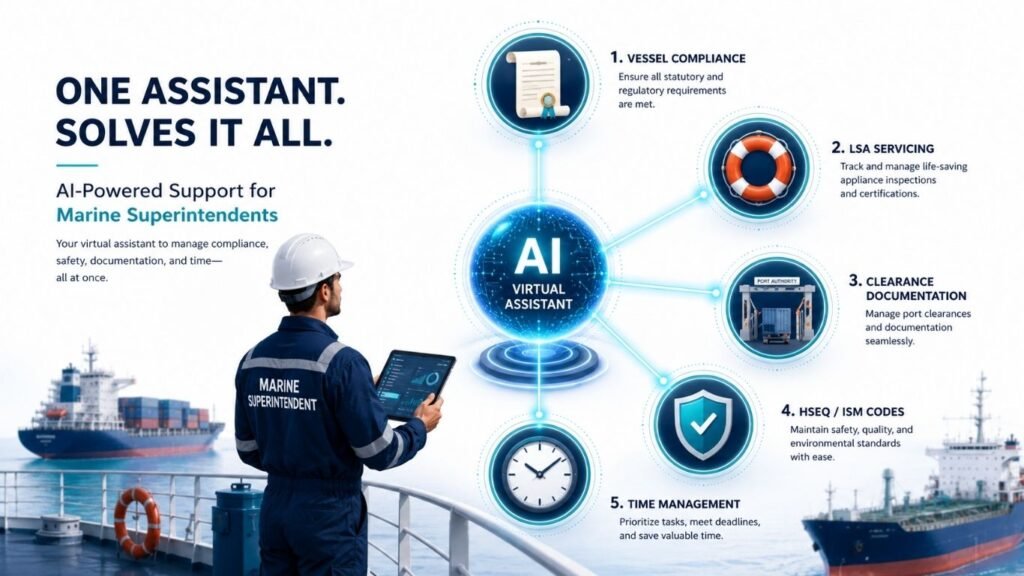 Top 5 Challenges Marine Superintendents Face & How Virtual Assistants Solve Them face